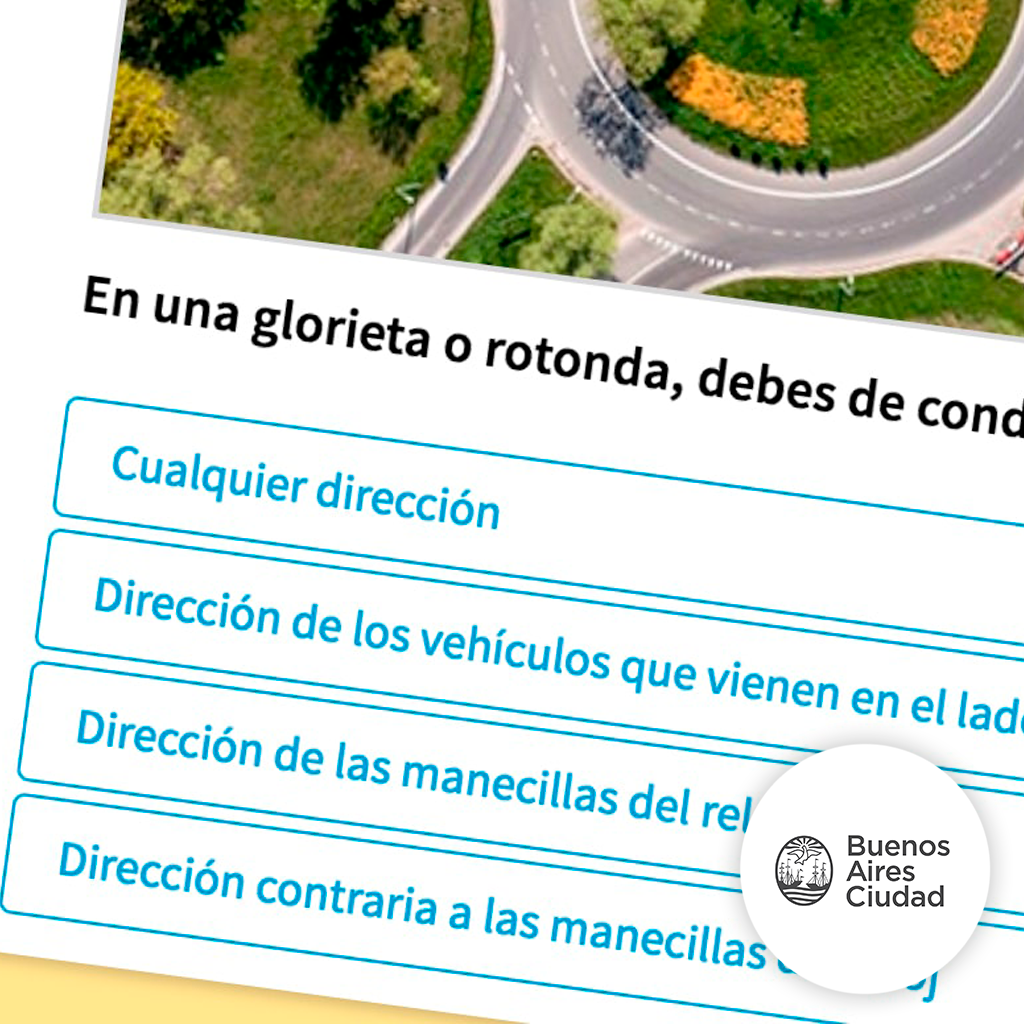 simulacro online de exámen teorico de manejo